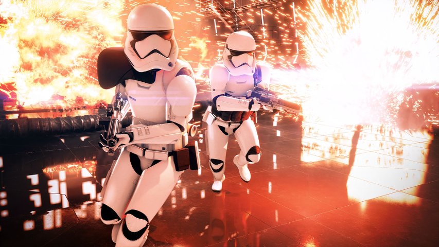 First Order stormtroopers from Battlefront II.