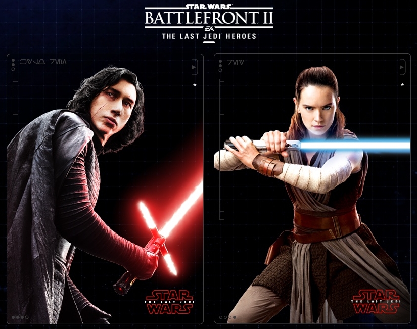 Kylo Ren & Rey The Last Jedi outfits.
