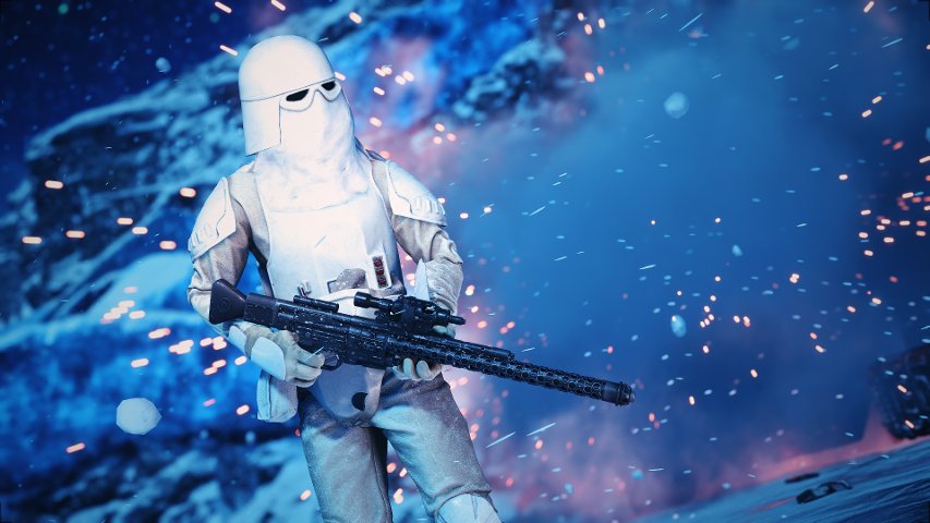 Snowtrooper in Battlefront. Image by Cinematic Captures.