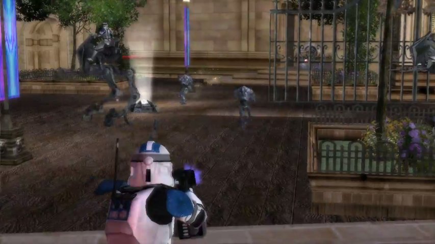 The Battlefront II trailer recreated in the original Battlefront II.