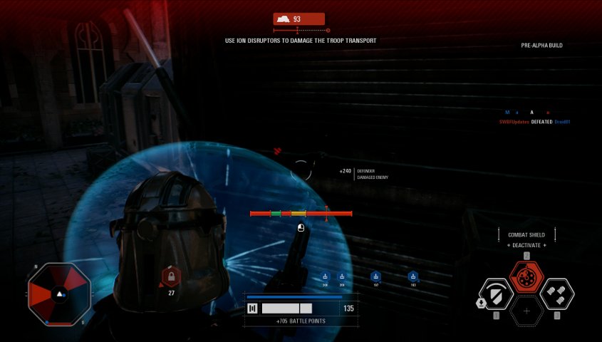 Battlefront II overheat bar.