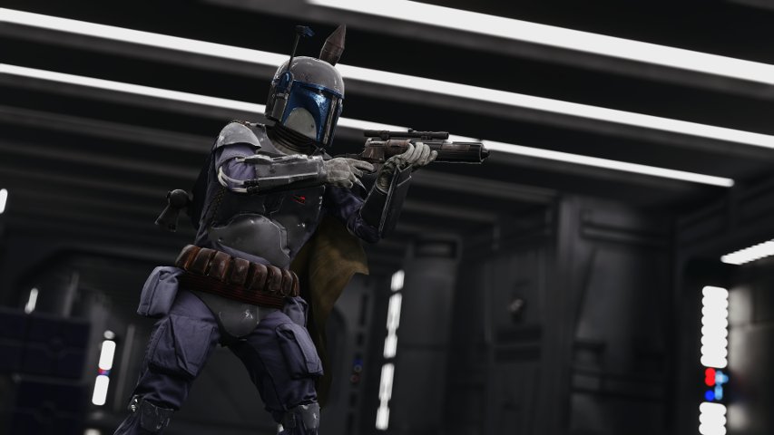 Jango Fett skin mod for Battlefront.