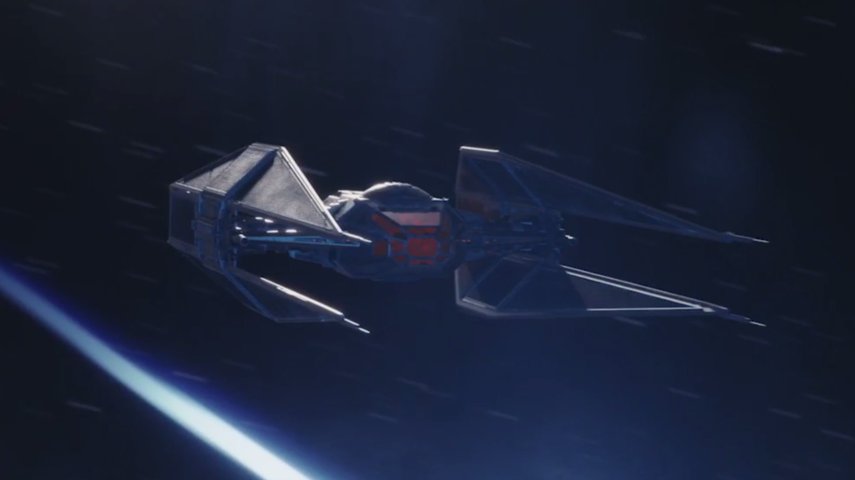 Kylo Ren's TIE Silencer.